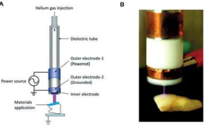 Figure 1 illustrates the process for external  bleaching using the NAPP jet. The hand held NAPP  jet is driven by a low frequency (20 kHz) high   "E>>"E'" JK