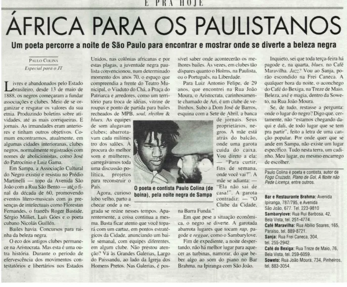 Figura 15 - Artigo de Colina na edição especial do Jornal da Tarde, intitulada O romance de um dia 90 