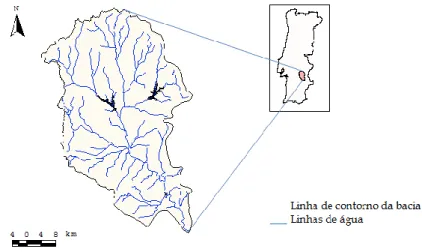 Figura 2.4. Bacia hidrográfica do rio Degebe. 