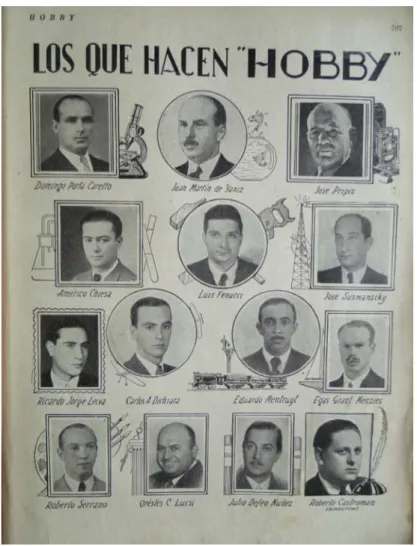 FIGURA 4 – Imagem dos colaboradores de Hobby  Fonte: Hobby, n. 24, jul. 1938. 