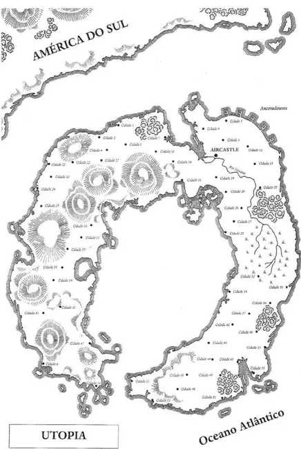 Ilustração 1: Mapa de Utopia 