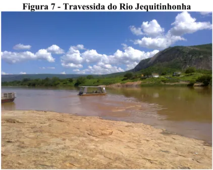 Figura 7 - Travessida do Rio Jequitinhonha 