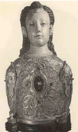 FIGURA 10- Busto-relicário de Santa Luzia, de autoria de Frei Agostinho da Piedade, altura 51  cm, cerca de 1630