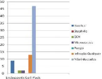 Figura 7. Endo Points ® cell pack – 22% de infecção.