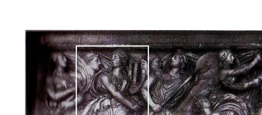Figura VI  – Aquiles em Skyros. Sarcófago. Abadia de 