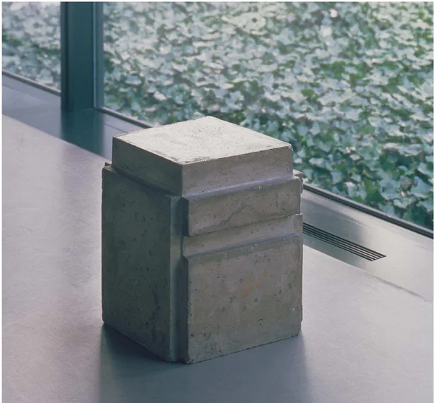 Fig. 36: Bruce Nauman, A cast of the space under my chair, 1965-68. 