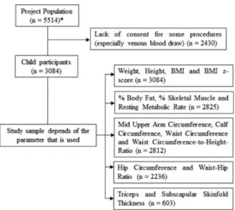 Figure 4 shows the predicted and measured %BF values for boys and girls in the validation subsample using the predictive models showed in Table 4