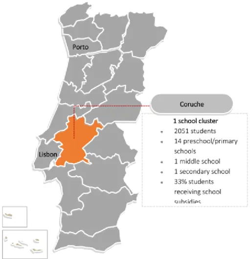 Figure  5.  Geographical  coverage  of  the  programme  Inside  and  Beyond  (Class)rooms of glass