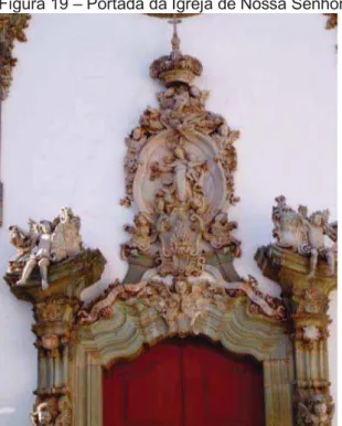 Figura 19  – Portada da Igreja de Nossa Senhora do Carmo, São João de Rei 