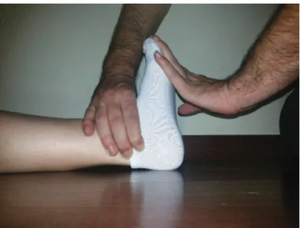 Figure 5. Plantar lexion maneuver(M5).
