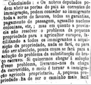 Figura 1: trecho do jornal A província de São Paulo  – 15 de  fevereiro de 1884 27 . 