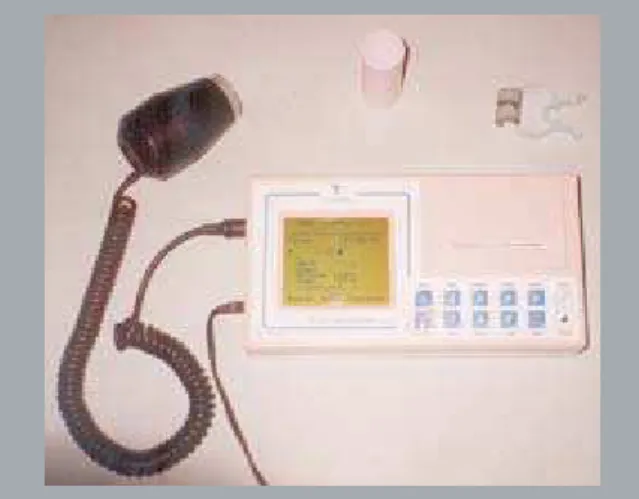 Figura 1 - Microspirometer  Figura 2 - Conventional spirometer