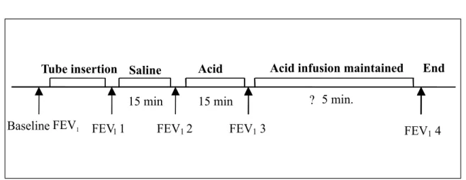 Figure 1 – Sequence of FEV 1  procedures and measurements