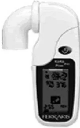 Figure 4 - Digital peak expiratory flow meter.