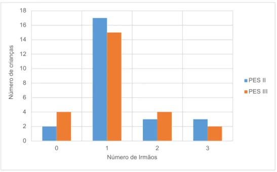 Figura 2 - Número de Irmãos 