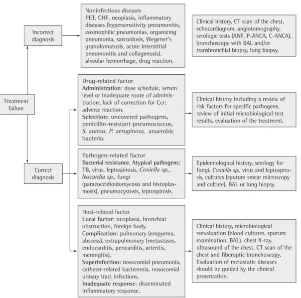 Figure  5  -  Principal  causes  of  treatment  failure  and  specific  diagnostic  approach