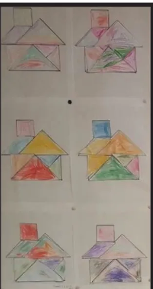 Figura 3. Desenho da casa tangram 