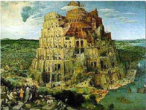 FIGURA 7 – Ilustração da Torre de Babel, construída entre [605-592 a.C]. Fonte:  www.editorialbitacora.com 