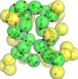 Figura  28  –   Representação  da  estrutura  de  NMR  do  péptido  em  balls  and  sticks