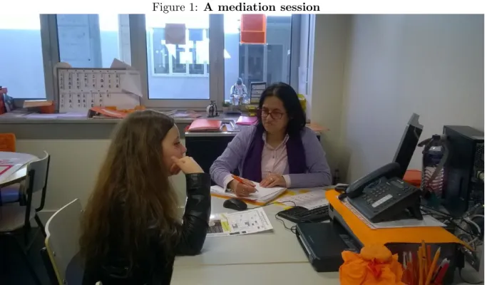 Figure 1: A mediation session