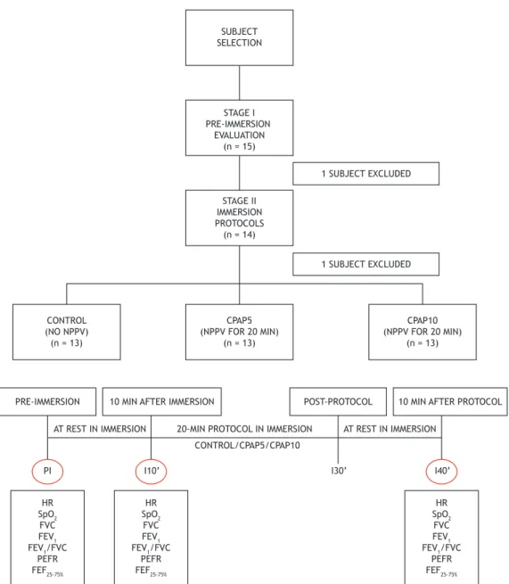 Figure 1. Study design and outline of the application of non-invasive positive pressure ventilation protocols (VNIPP)