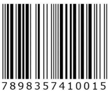 Figura 8: Exemplo de Código de barras de um produto brasileiro