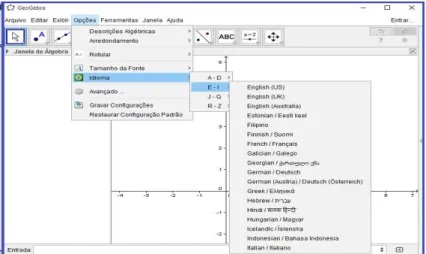 Figura 1.5: Recursos do Geogebra Fonte: https://www.geogebra.org 2015