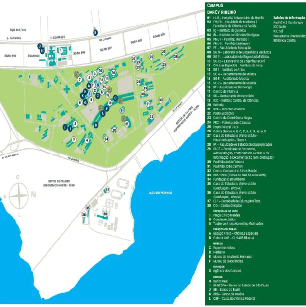 Figura 2 – Planta da UnB 