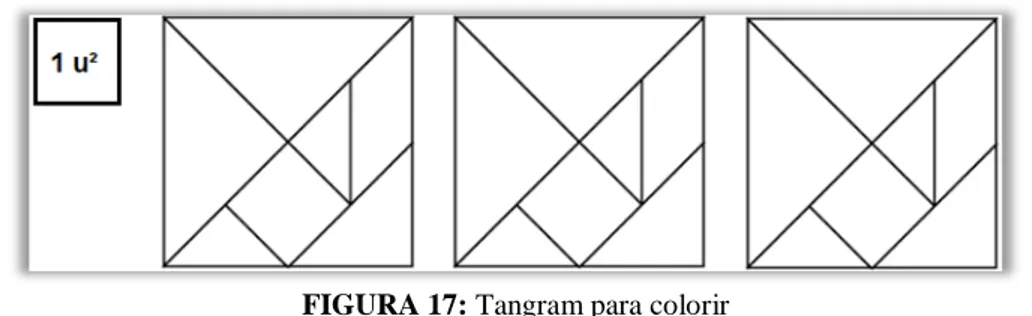 FIGURA 17: Tangram para colorir       