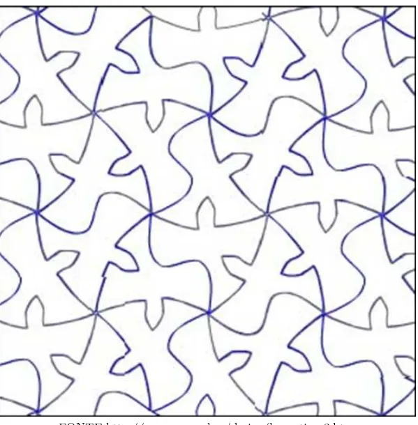 Figura 23 Ű Mosaico de Escher