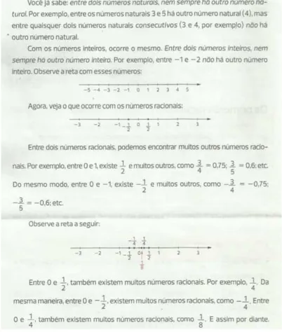 Figura 4.4: Encontrando um número racional entre dois números racionais.