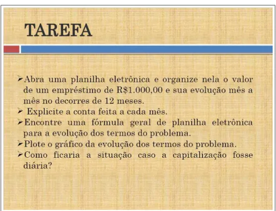 Figura 6 – Exemplo de tarefa em uma WebQuest.