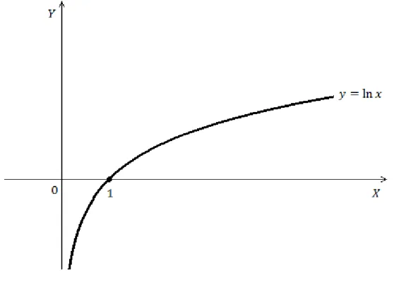 Figura 4.1: y = lnx