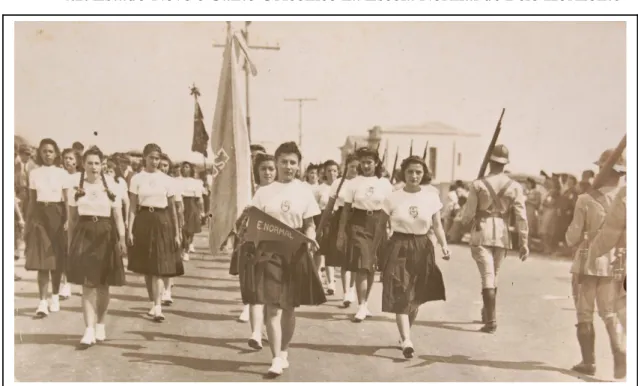 FIG. 2. Desfile militar com a participação das normalistas – 1937.