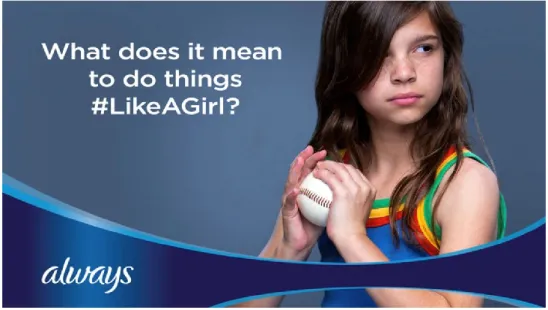 Figure 7. Example of world “What does it mean to do things like a girl?” 