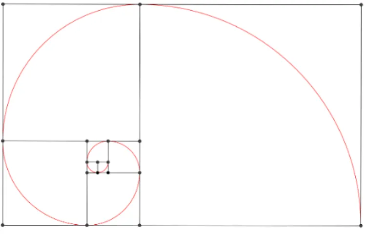 Figura 4.8: Espiral de Fibonacci.
