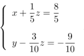 Figura 6: A intersec¸c˜ ao dos trˆes planos, sendo dois deles coincidentes, ´e uma reta.