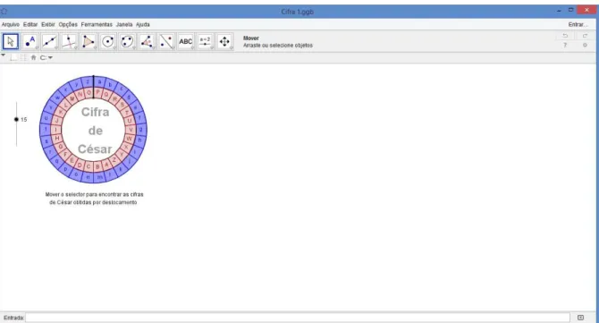 Figura 5.3 Janela de visualização do Cifra 1