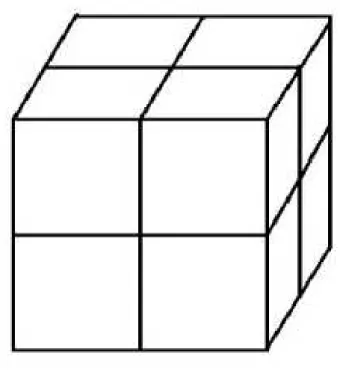 Figura 1.5: Divis˜ao do Cubo