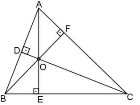 Figura 2.11: O é o ortocentro do ∆ABD.