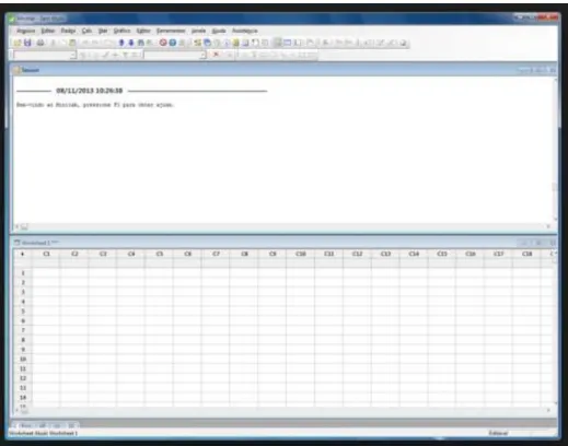 Figura 3.3: Interface do Minitab 3.2.4 O Excel
