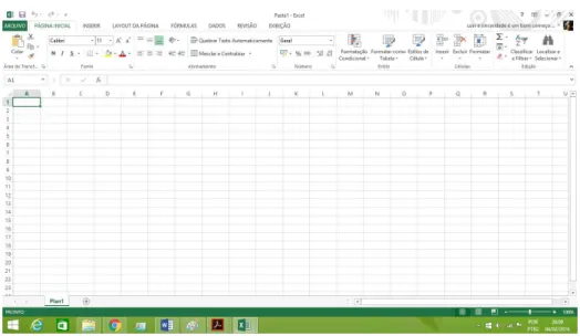 Figura 3.4: Interface do Excel