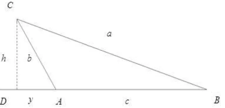 Figura 1.19: Demonstração da recíproca do Teorema de Pitágoras. 