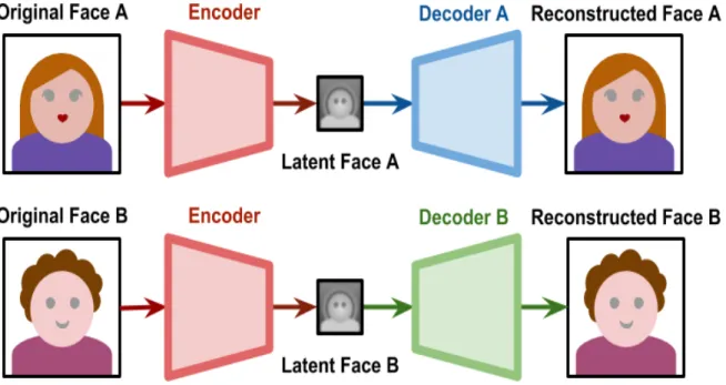 Figure 3.2: Representation of two different autoencoders that will focus on different features[35]