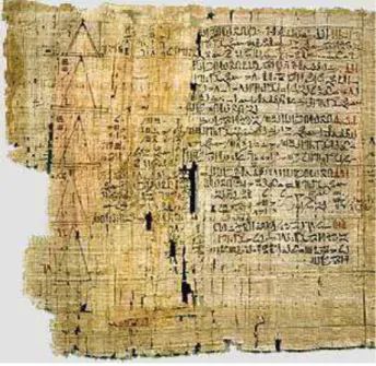 FIGURA 3  – Papiro Rhind, Museu de Londres 