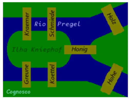 Figura 2 - As sete Pontes de Königsberg 