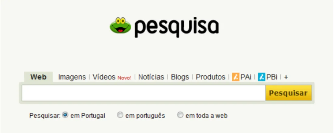 Figure 1.1: SAPO Search Engine.