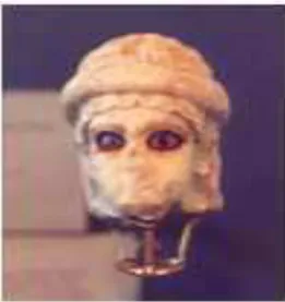 Figura 1  – Imagem de escultura representando o rosto de Enheduana