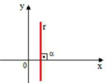 Figura 8: Reta com ângulo de inclinação 90º.