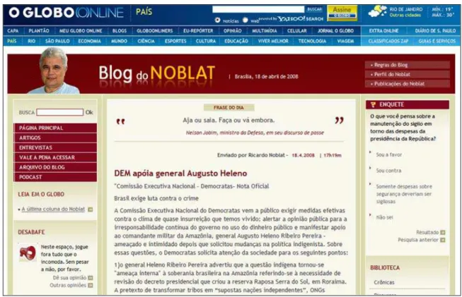 Figura 4 - Blog do Noblat 